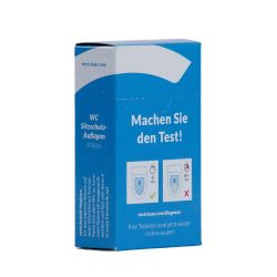 WC-Sitzschutz-Auflagen Clinsit "Restclean - Testen Sie" 8 Stück RESTCLEAN